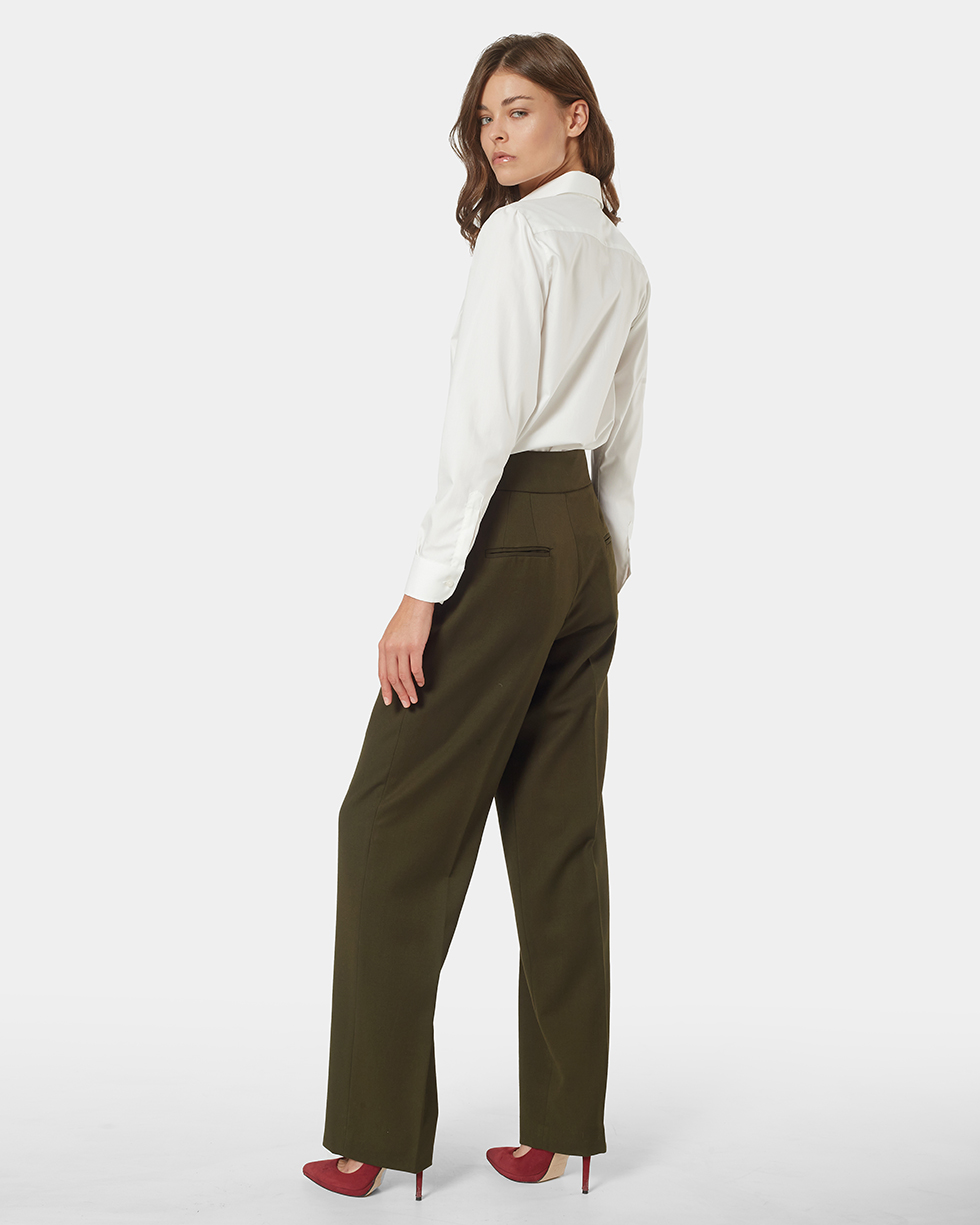 Pantalone 1 Donna Olive