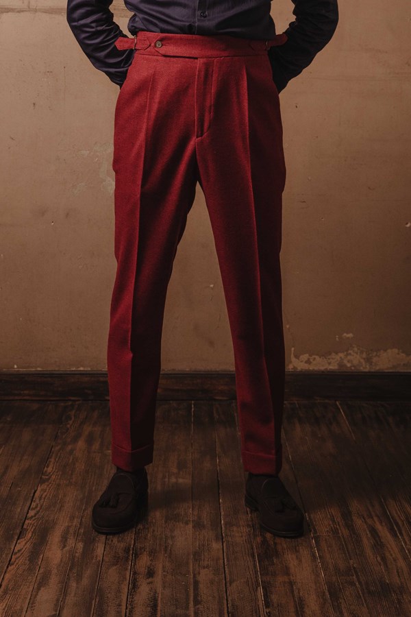Pantalone 1 Alto Rossa Flanella
