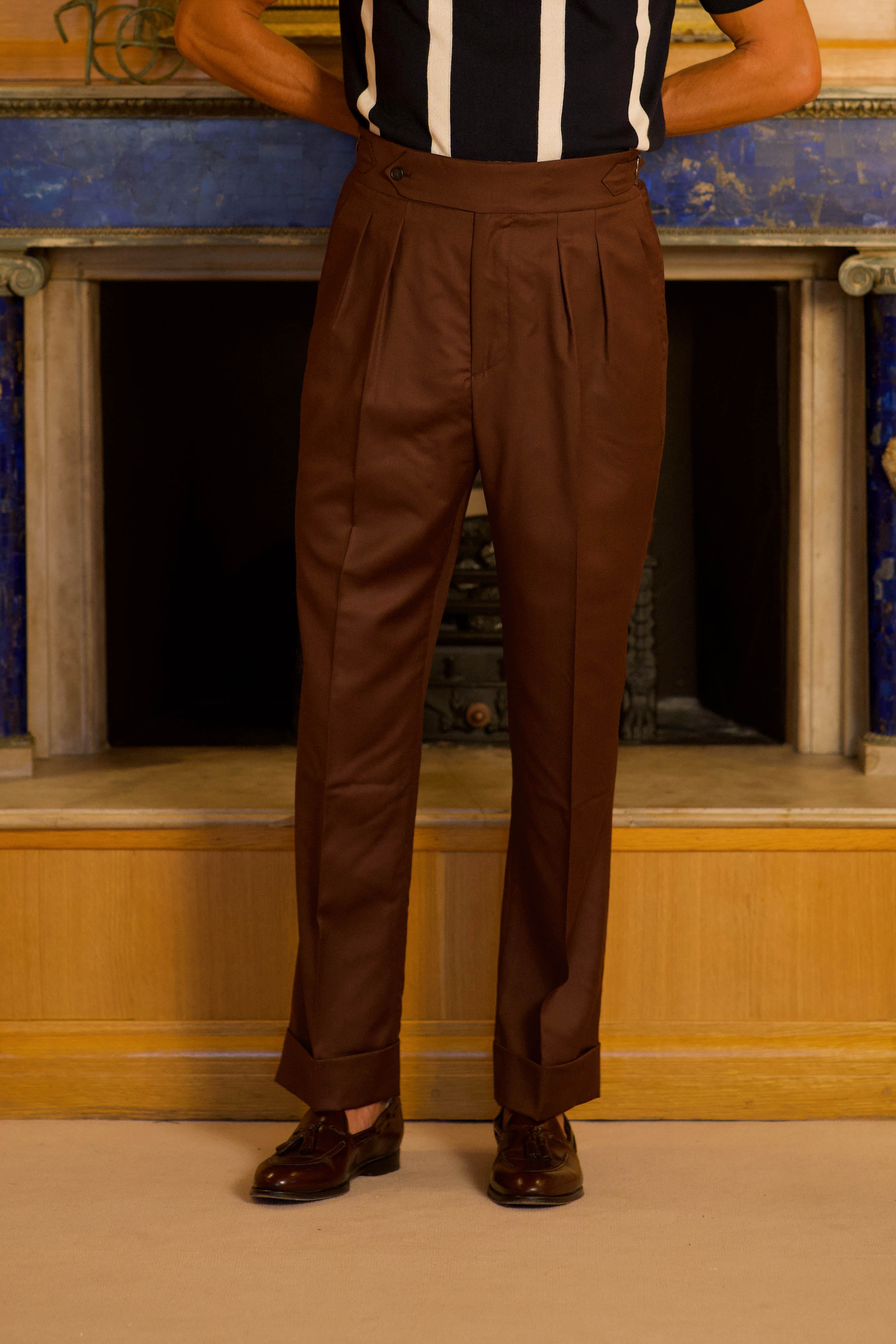Pantalone 1 Alto Marrone