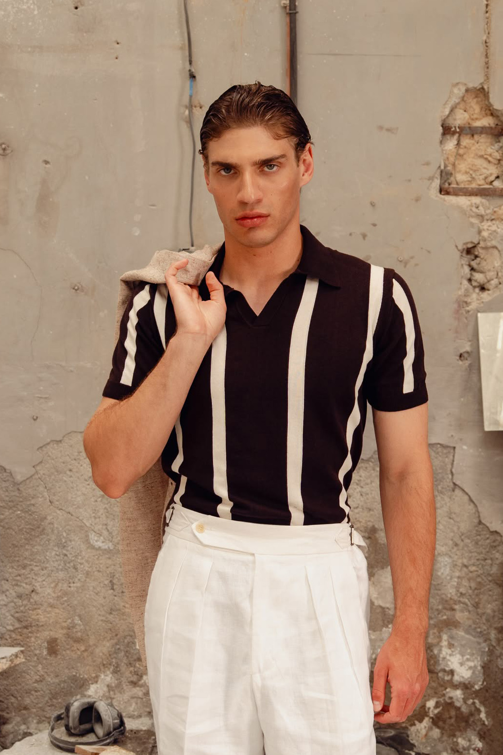 Polo Righa Marrone