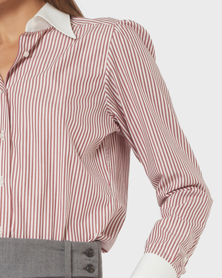 Camicia Donna Spirto Burgundy