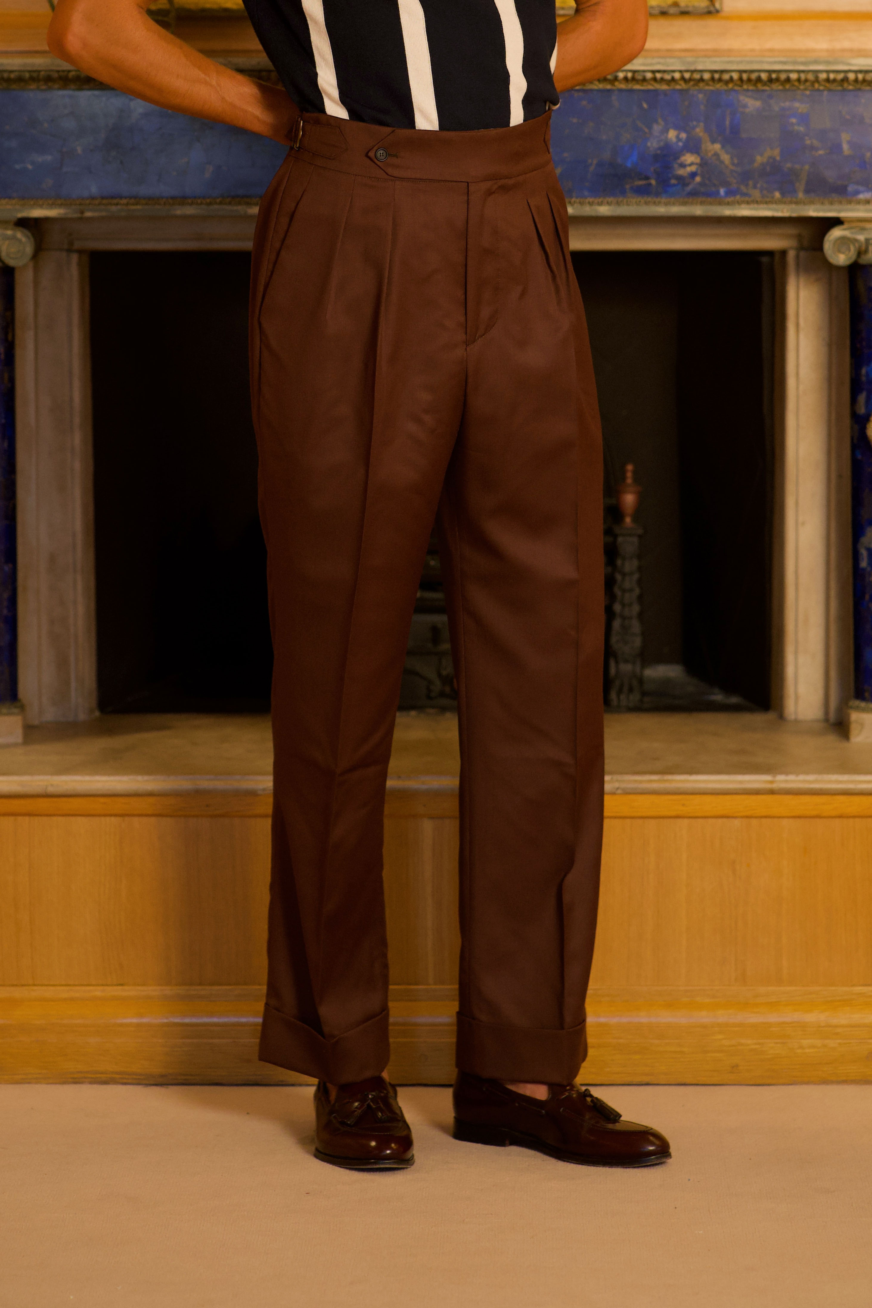 Pantalone 1 Alto Marrone