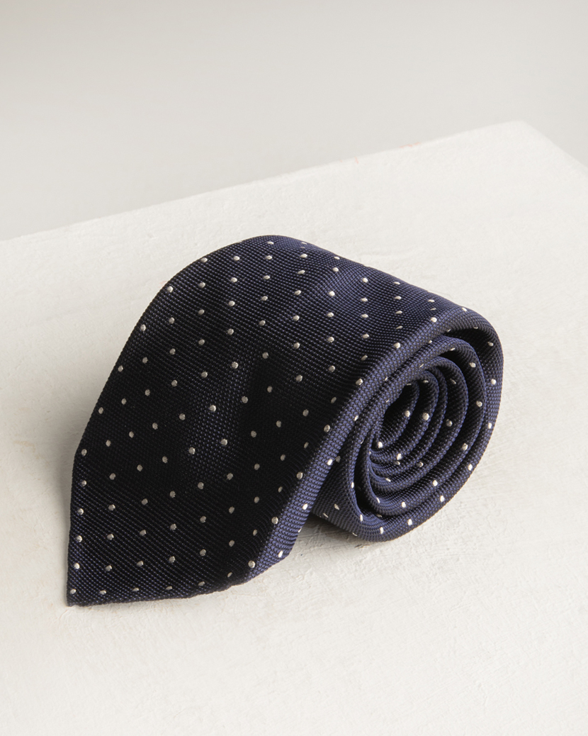 Cravatta Blu a Pois 