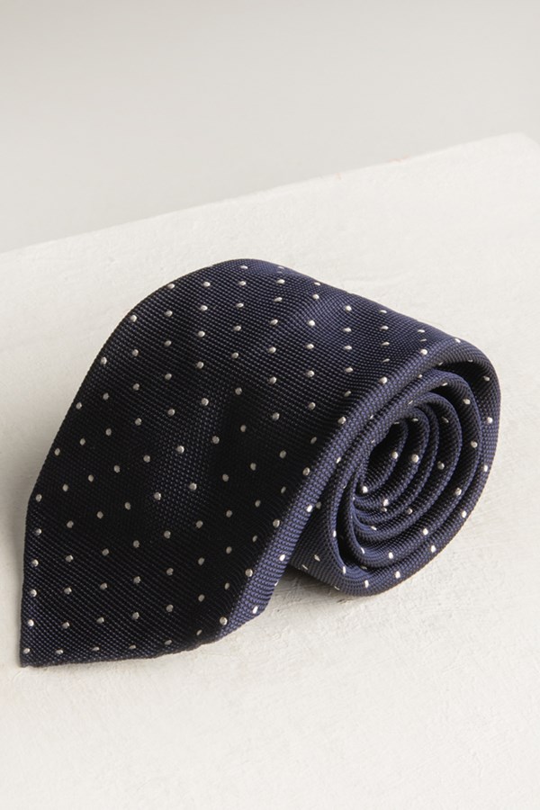 Cravatta Blu a Pois 