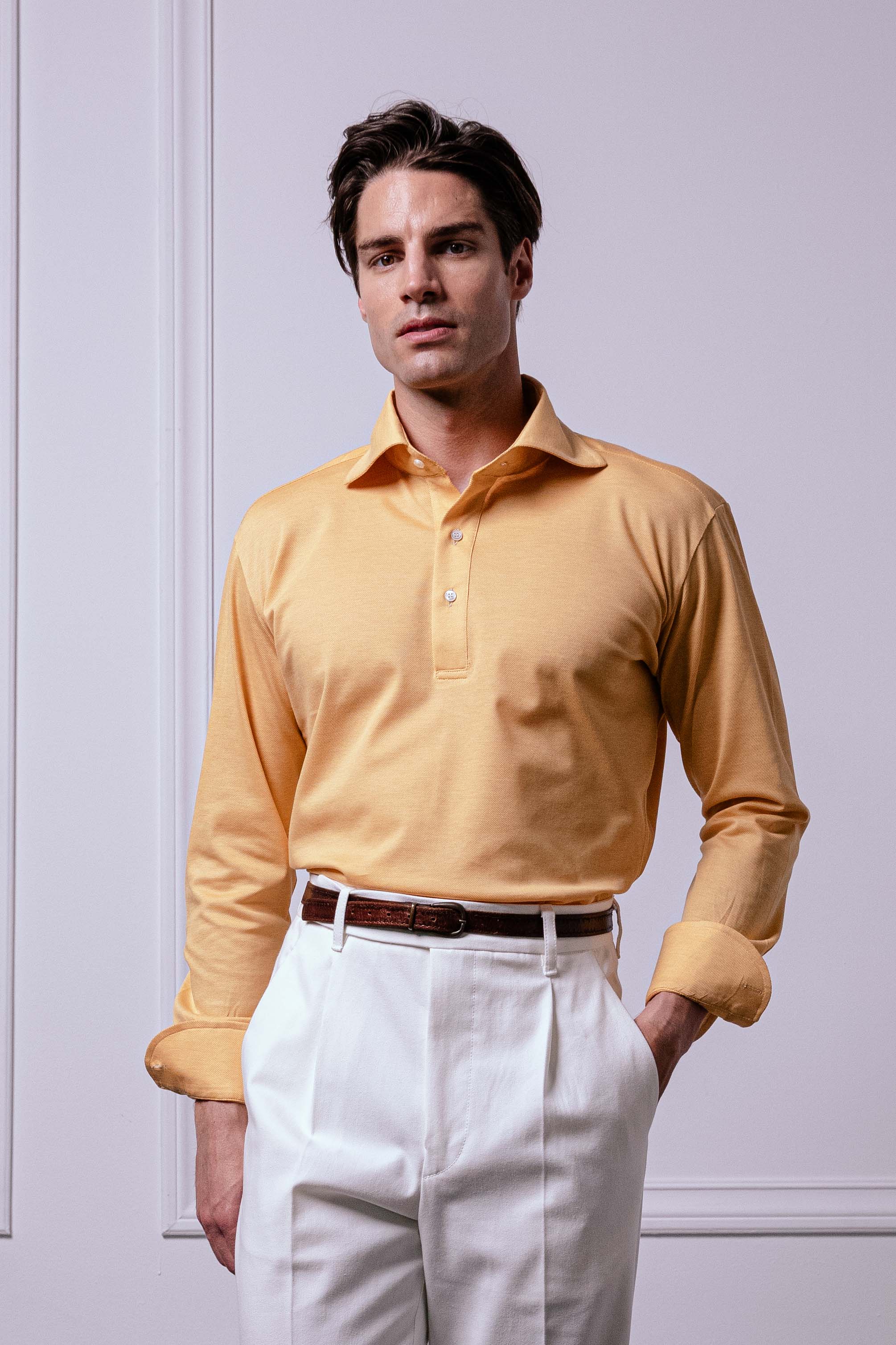 Camicia Polo Giallo
