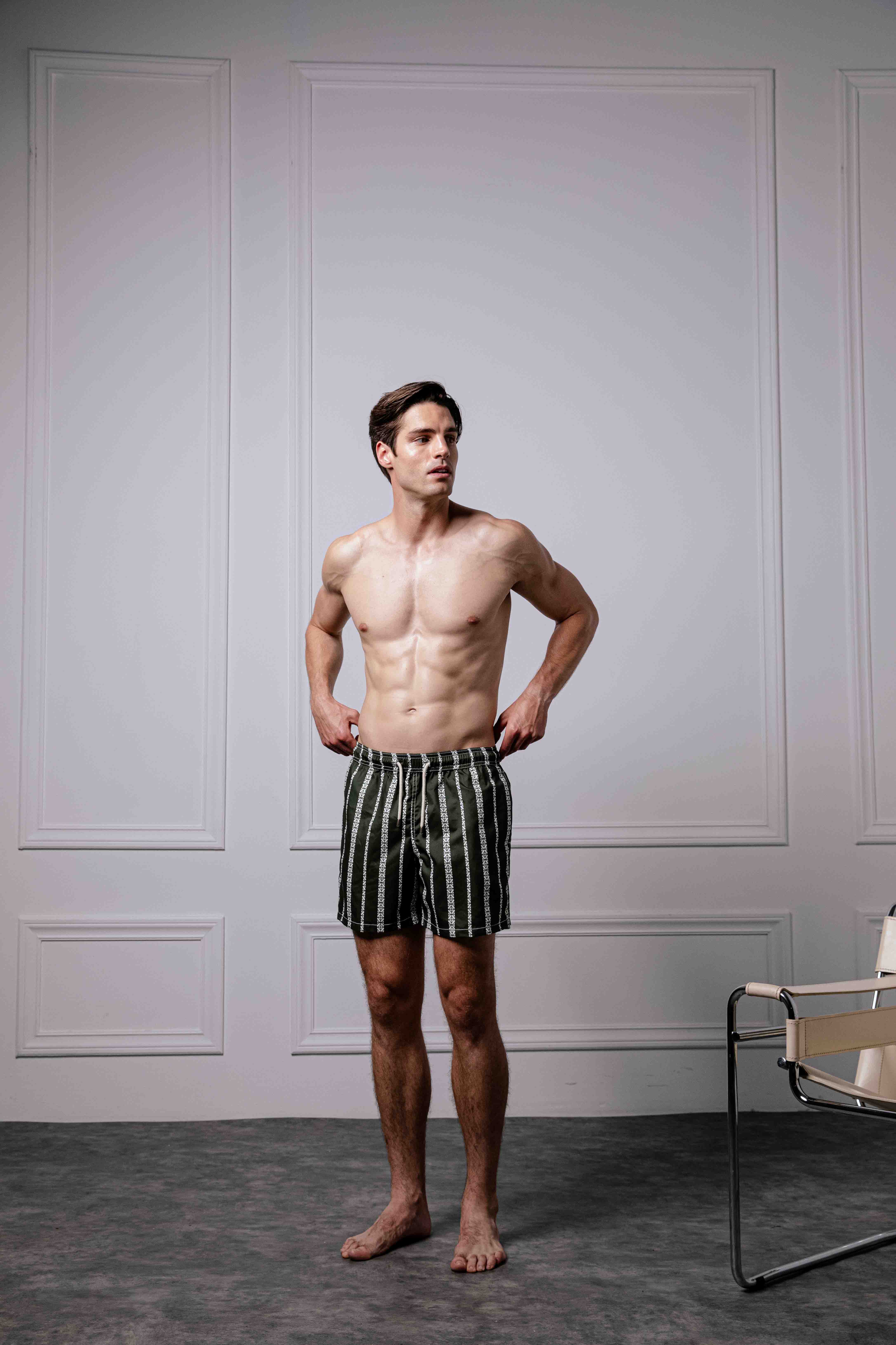 Swimwear Righe Olio