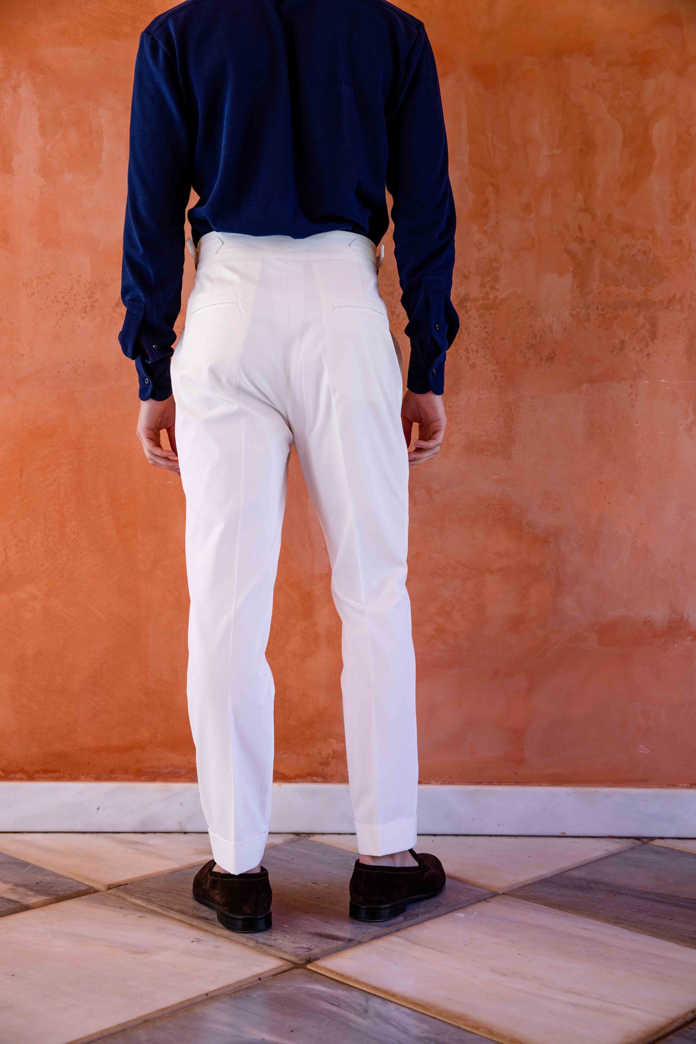 Pantalone 1 Alto Bianco