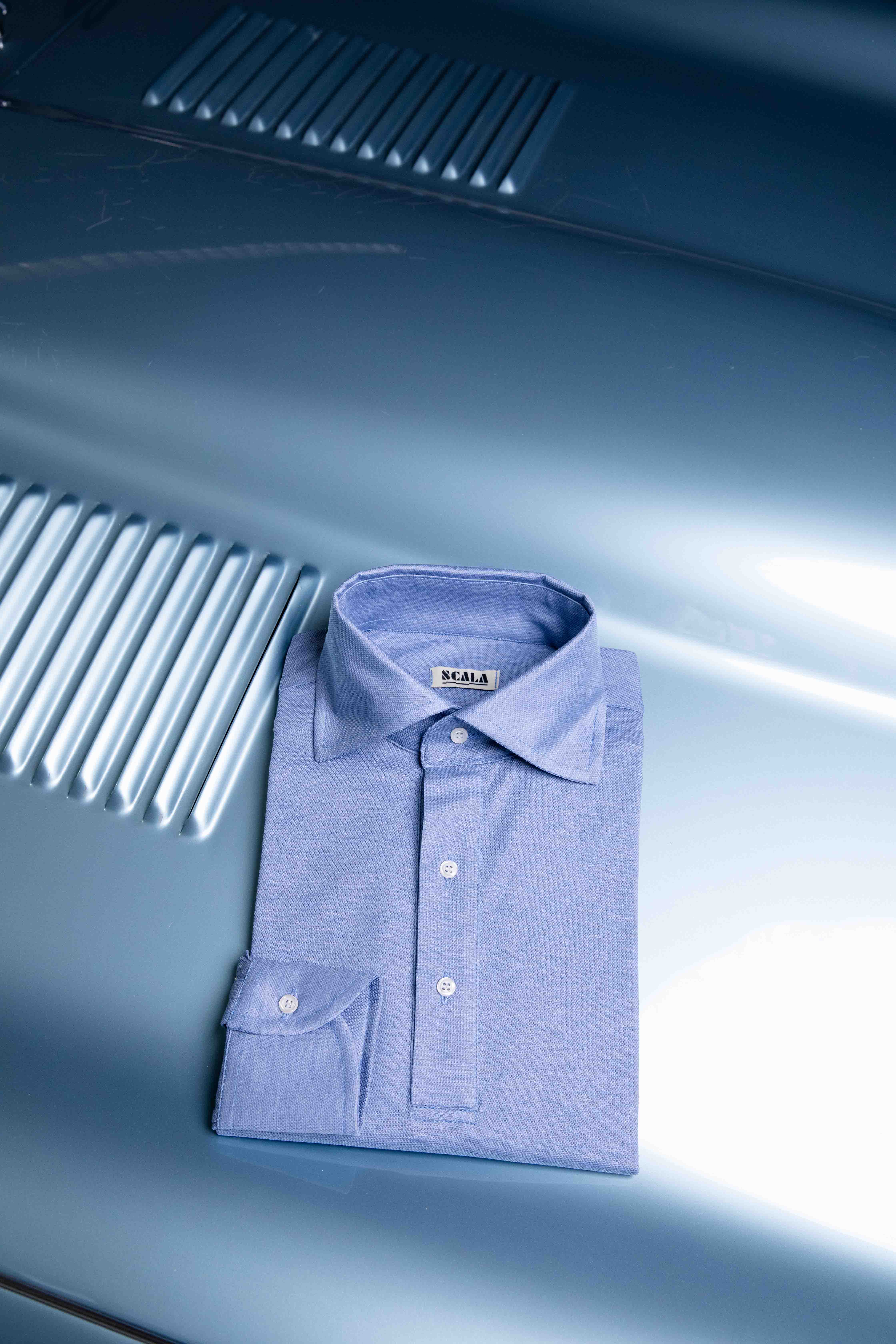 Camicia Polo Cielo