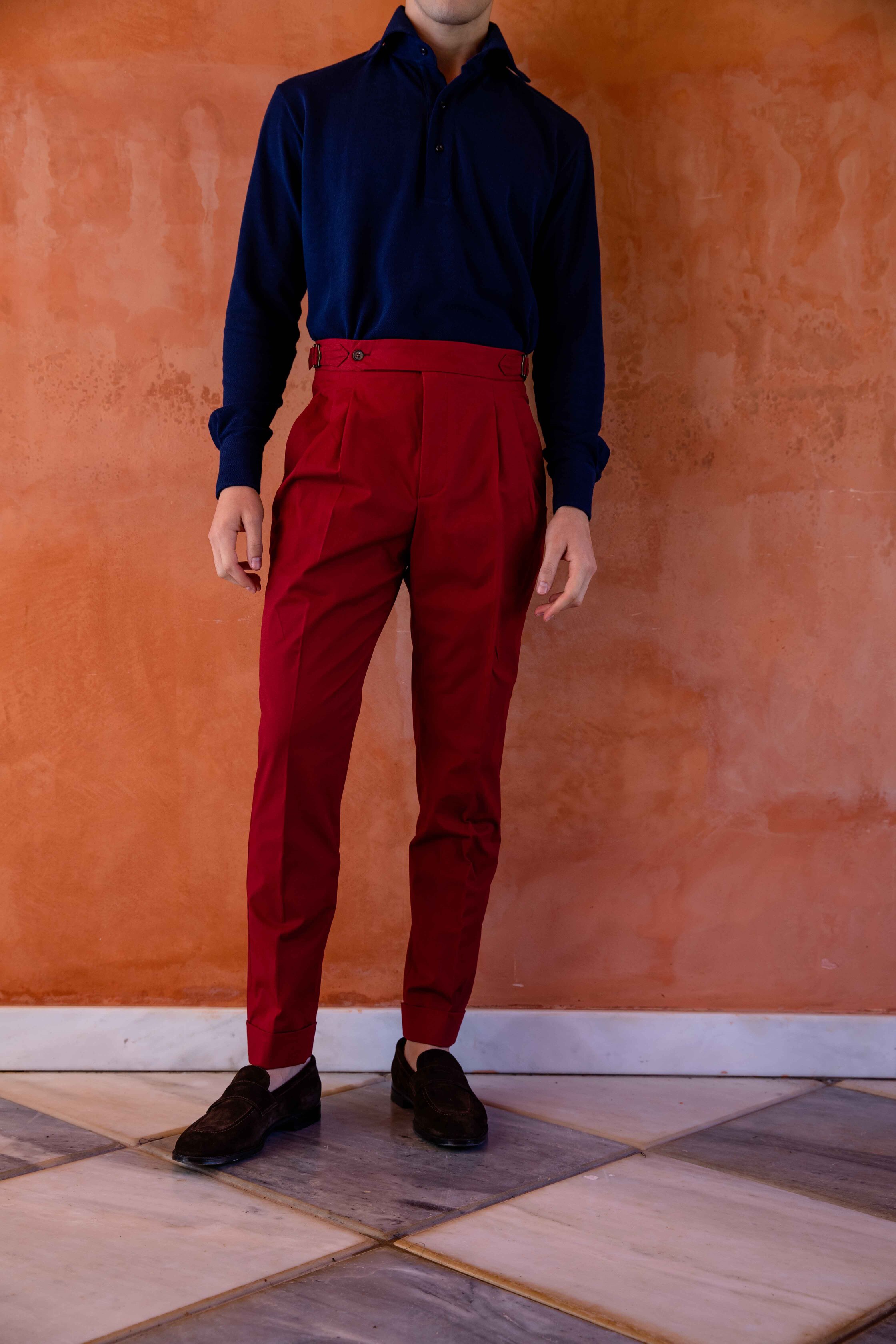 Pantalone 1 Alto Rosso