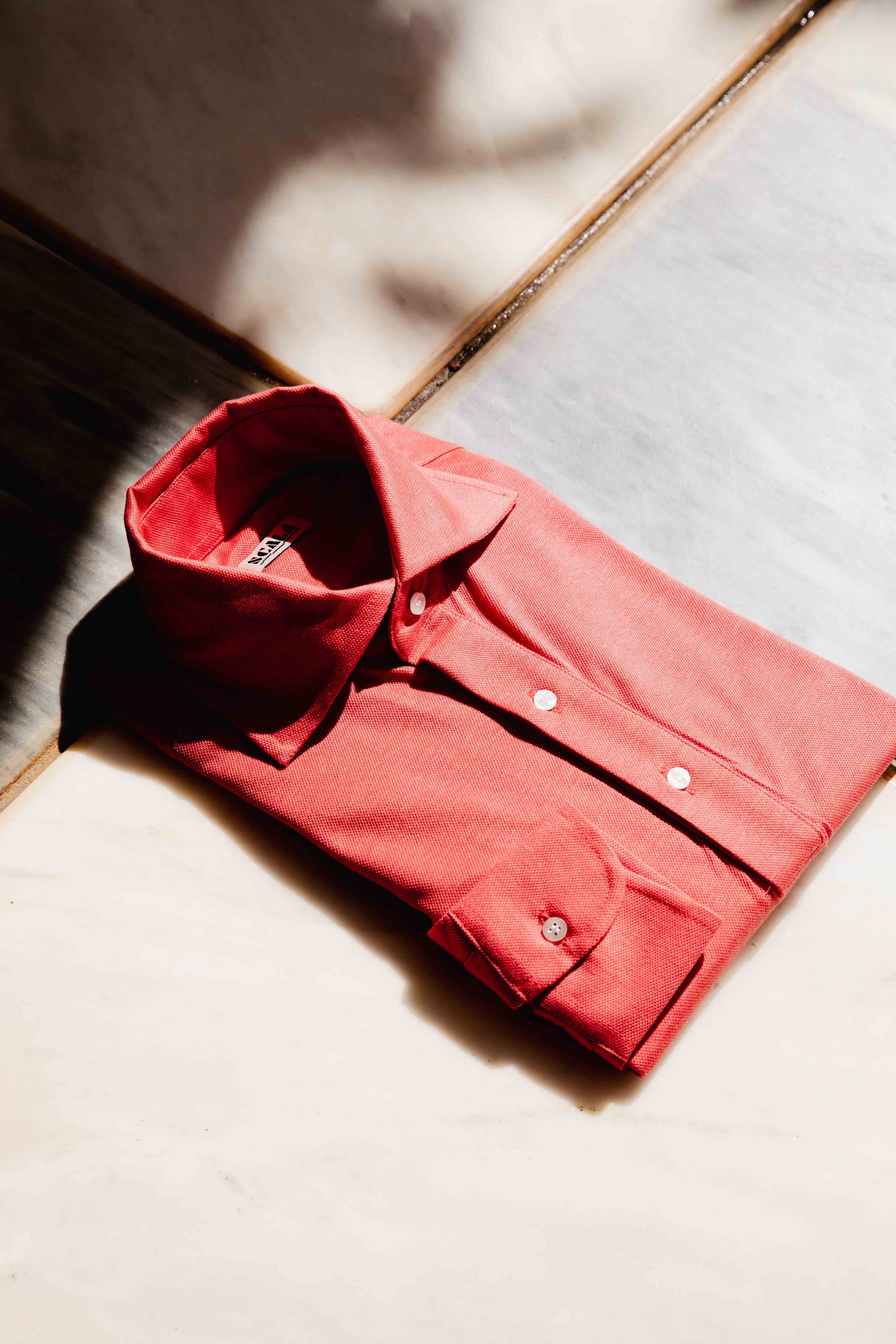 Camicia Polo Rossa