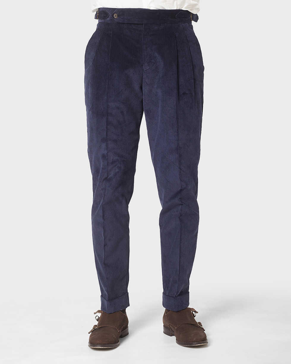 Pantalone 1 Corduroy Blue