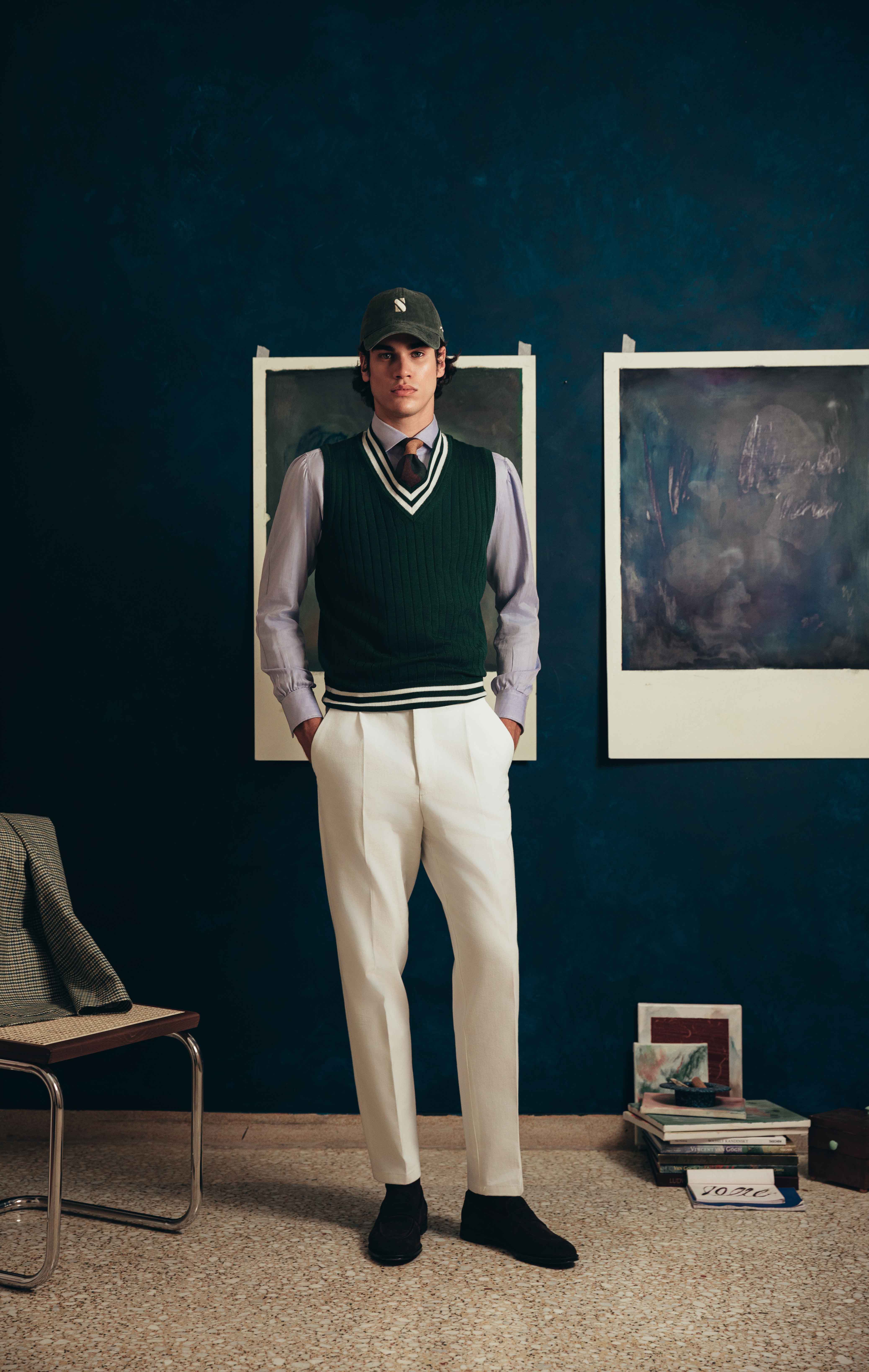 Gillet Verde Preppy