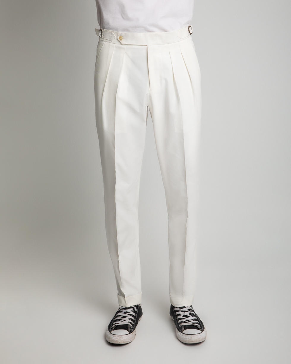Pantalone 1 Off White