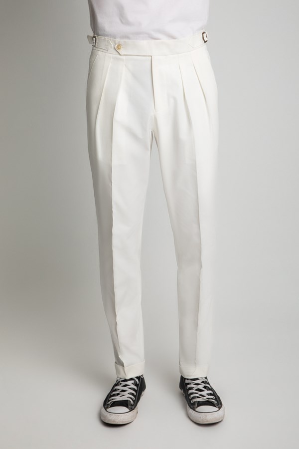 Pantalone 1 Off White