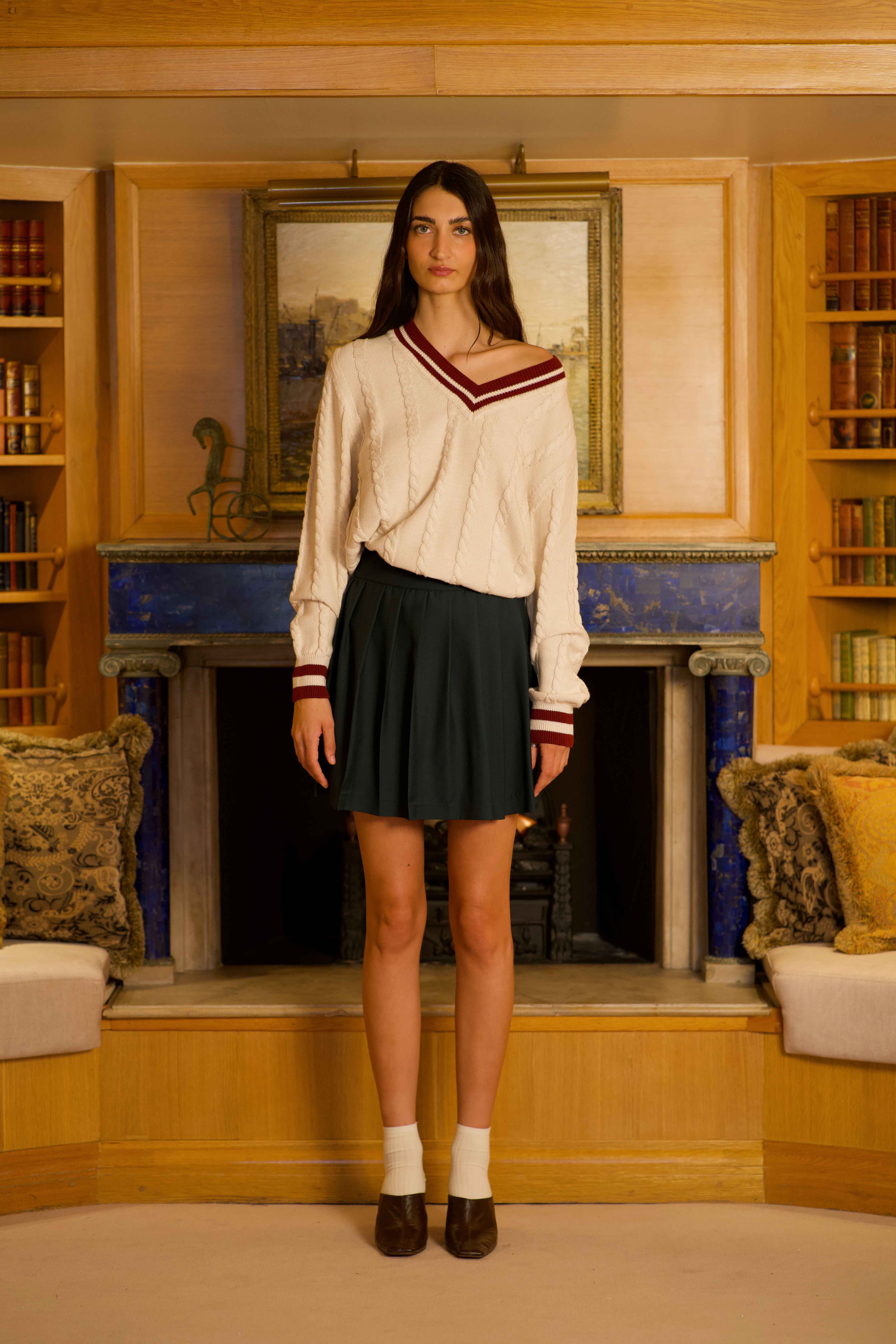 Tennis Skirt Verde Petrol
