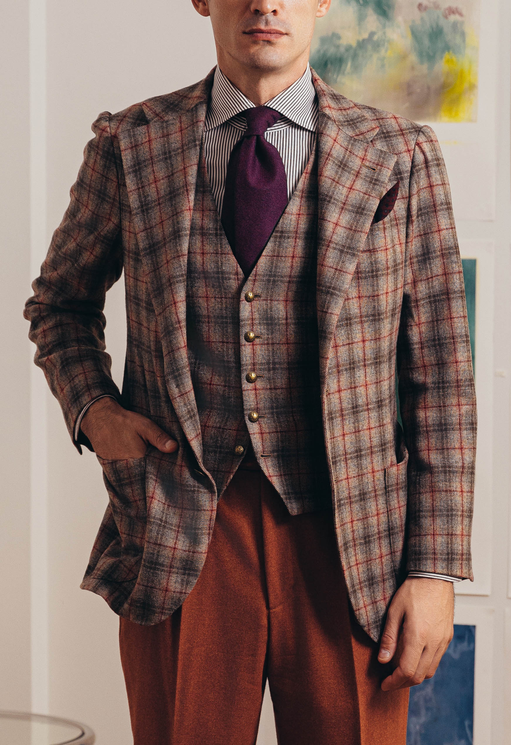 Giacca Monopetto 2 Check 2piece