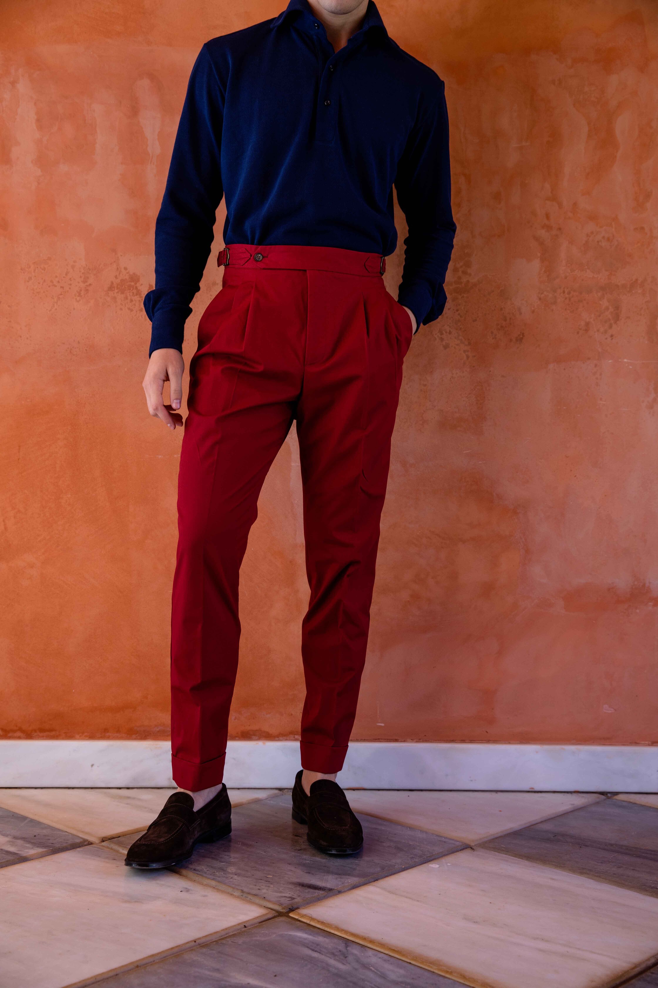 Pantalone 1 Alto Rosso