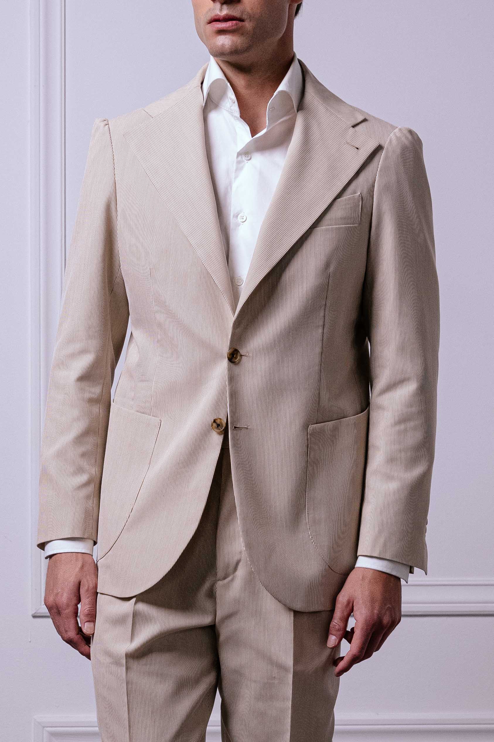 Monopetto 2 Seersucker Beige