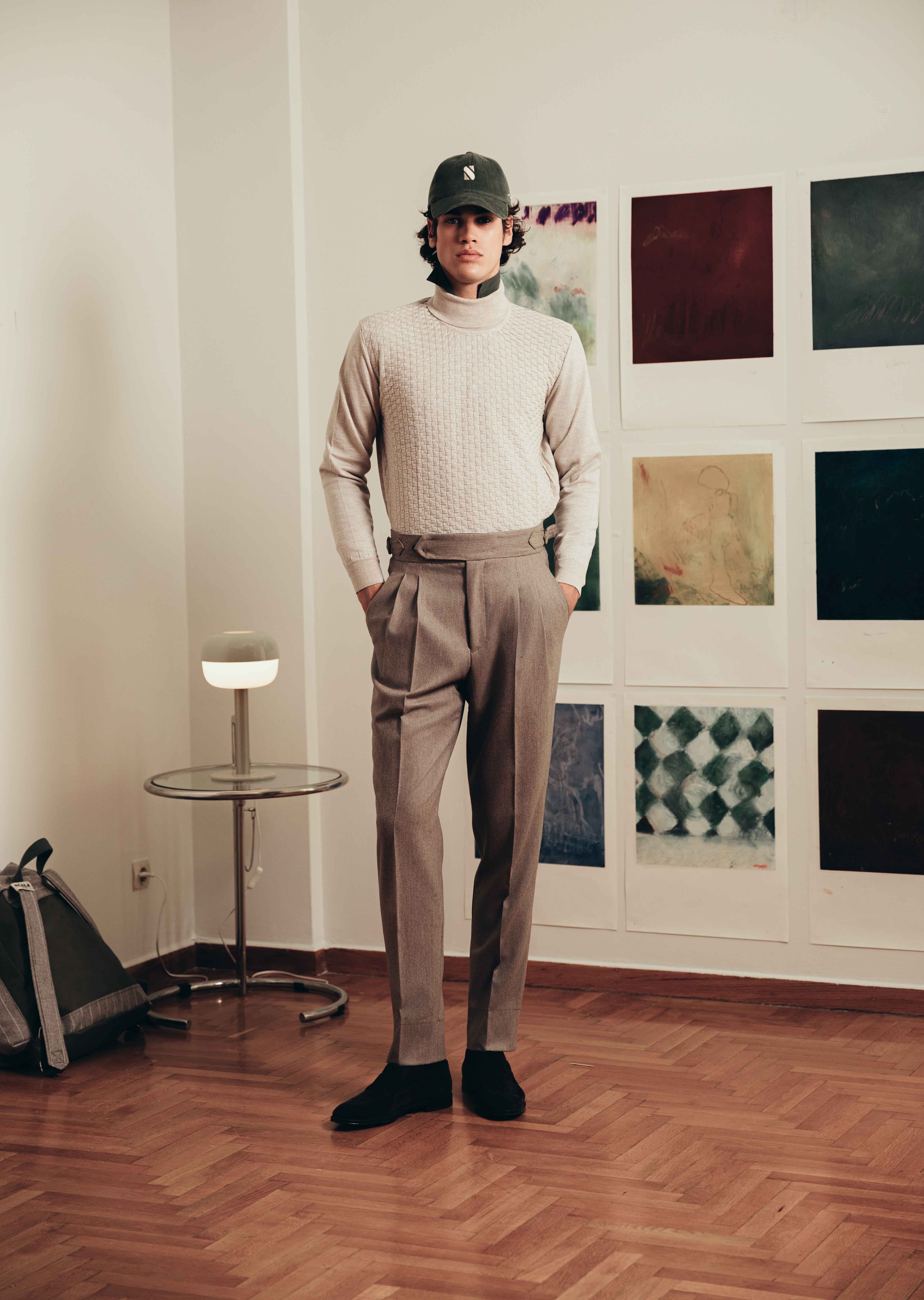Dolcevita Beige a quadri