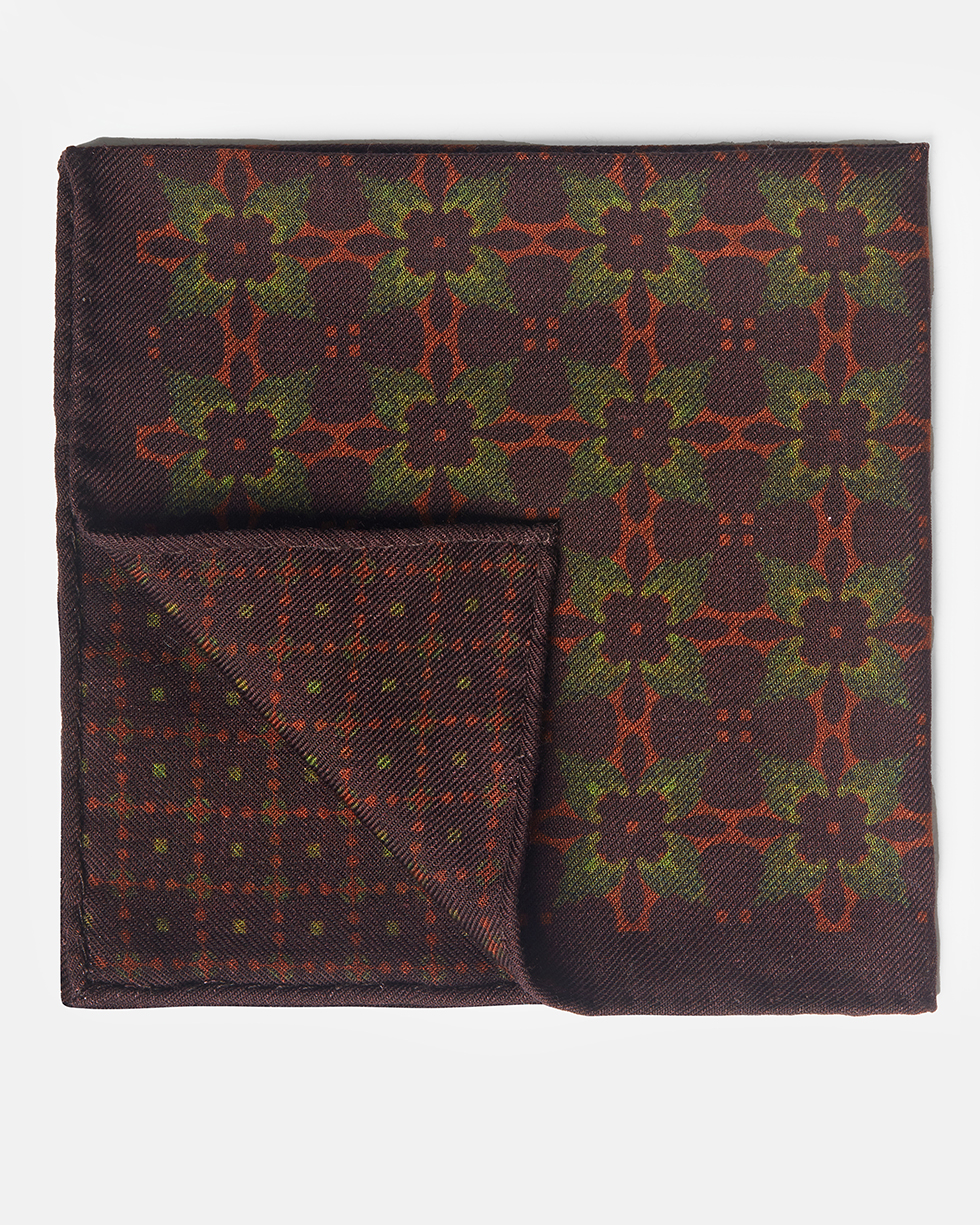 Pochette Multi Bordeaux/Verde