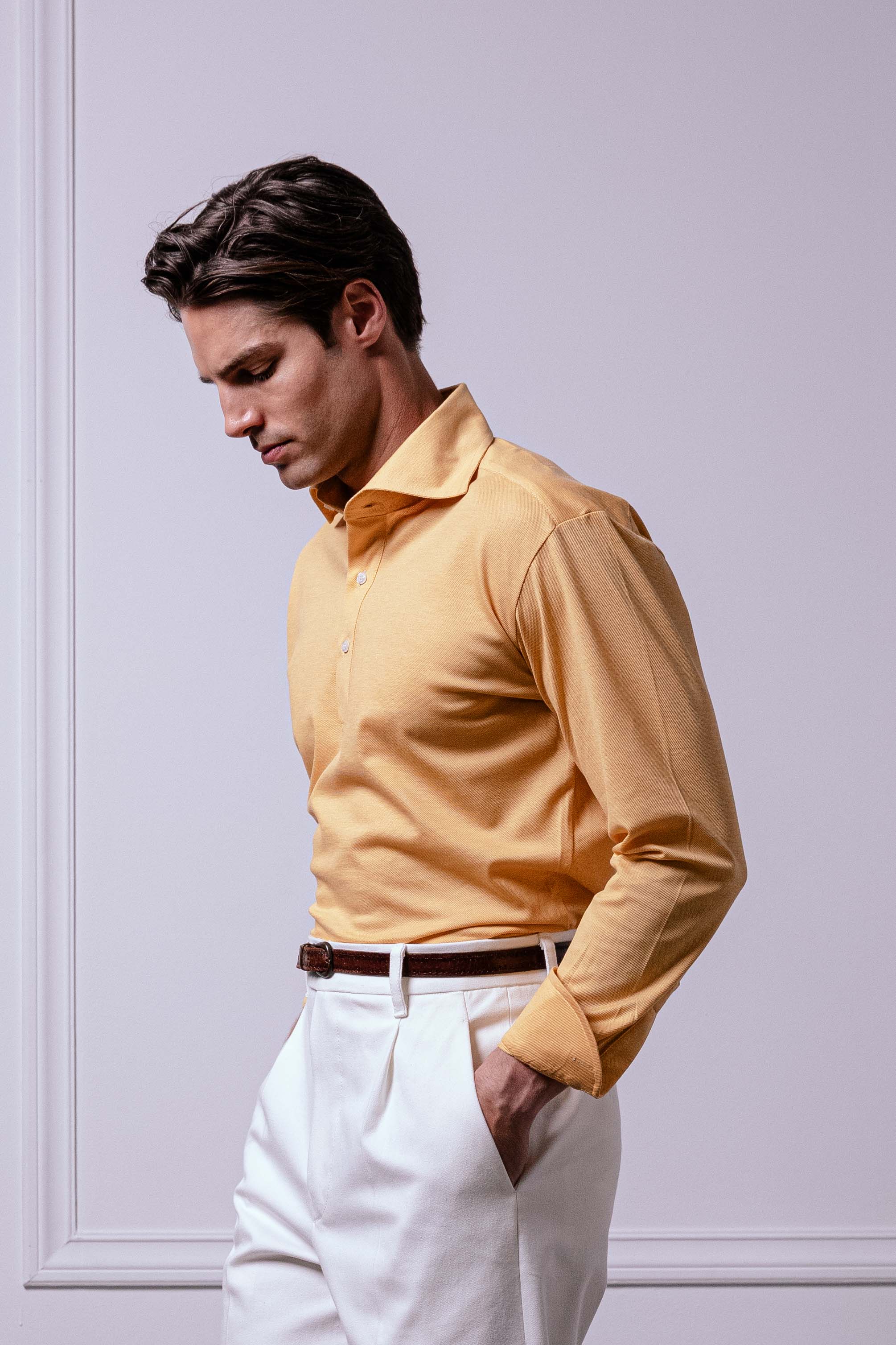 Camicia Polo Giallo