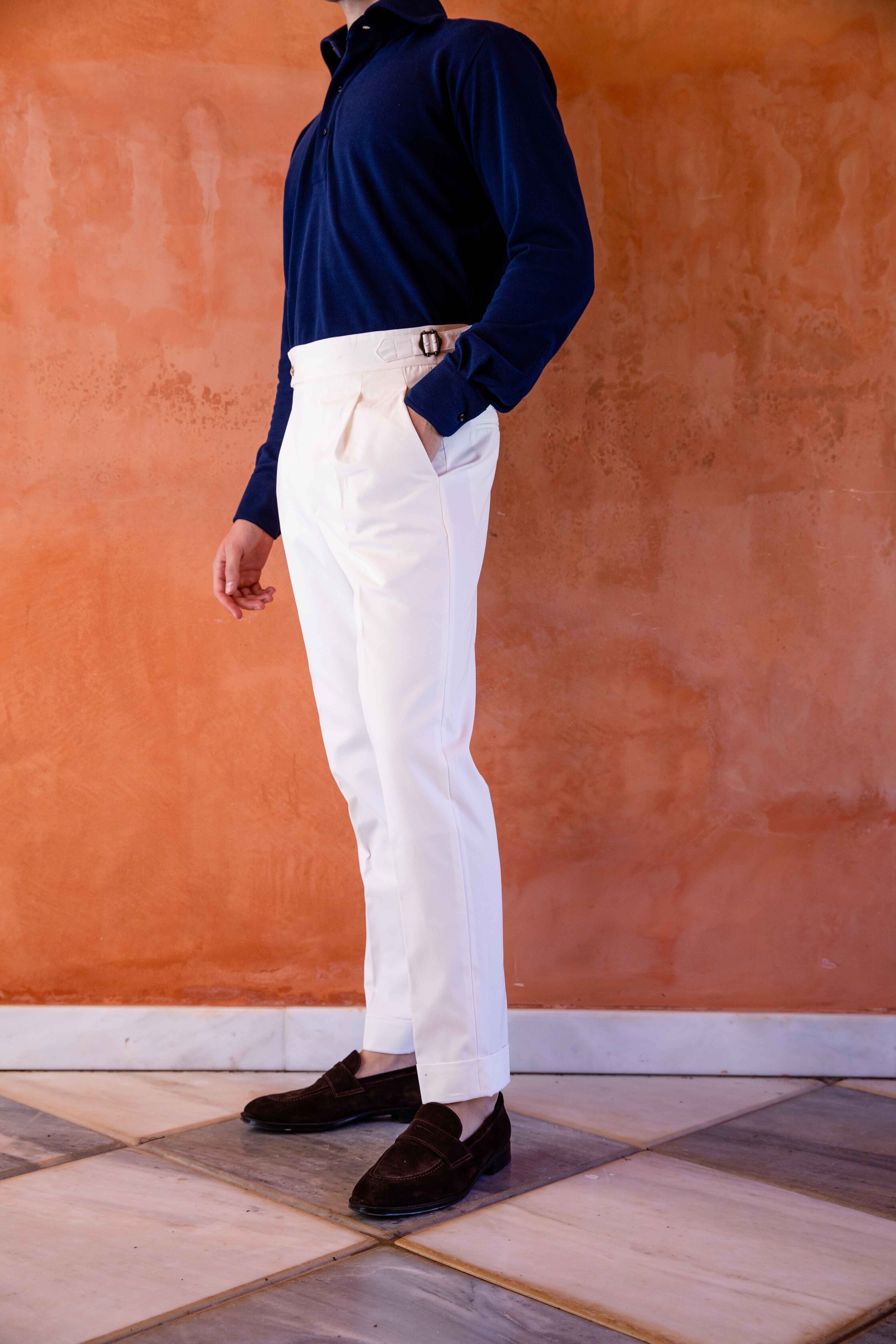 Pantalone 1 Alto Bianco