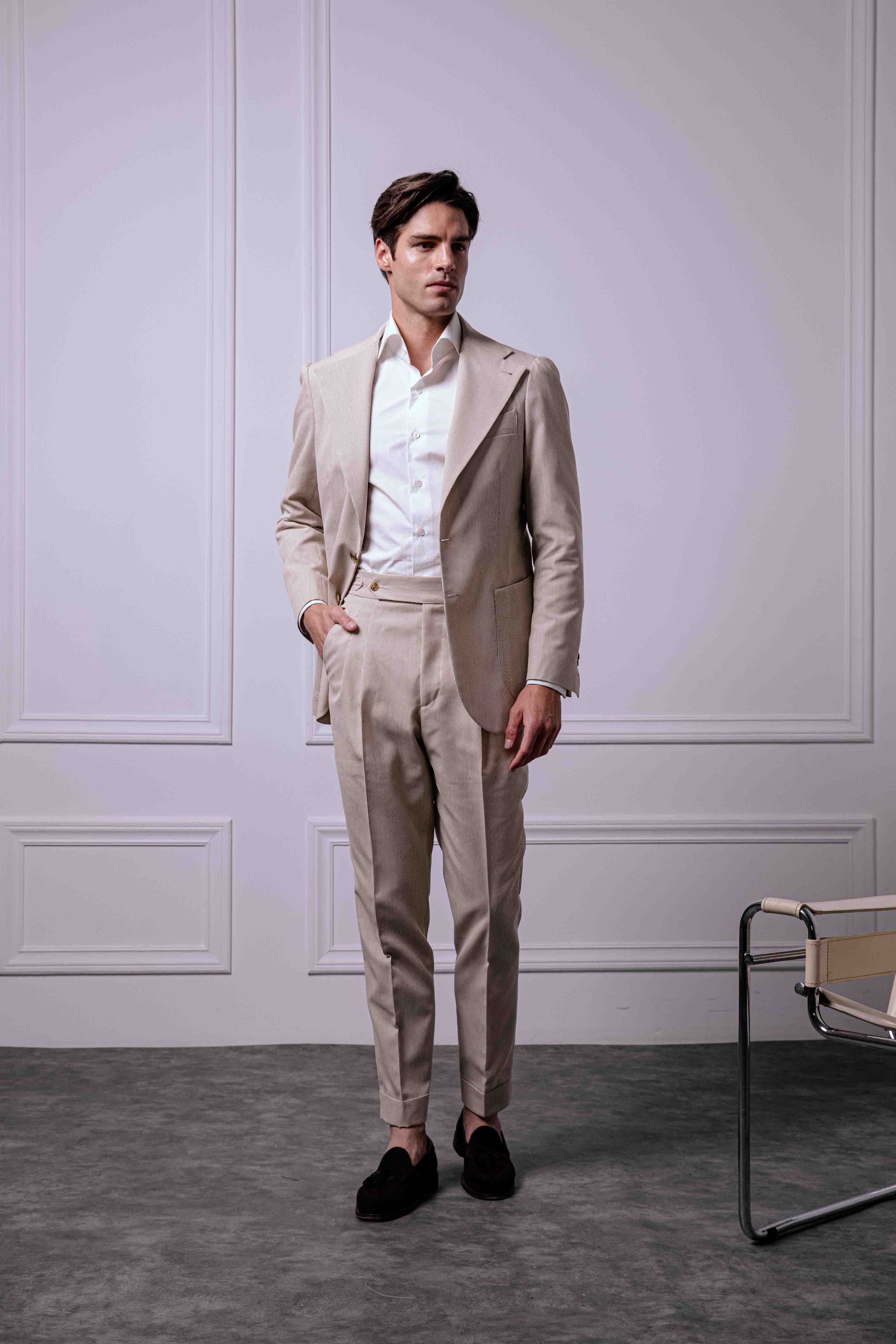 Monopetto 2 Seersucker Beige