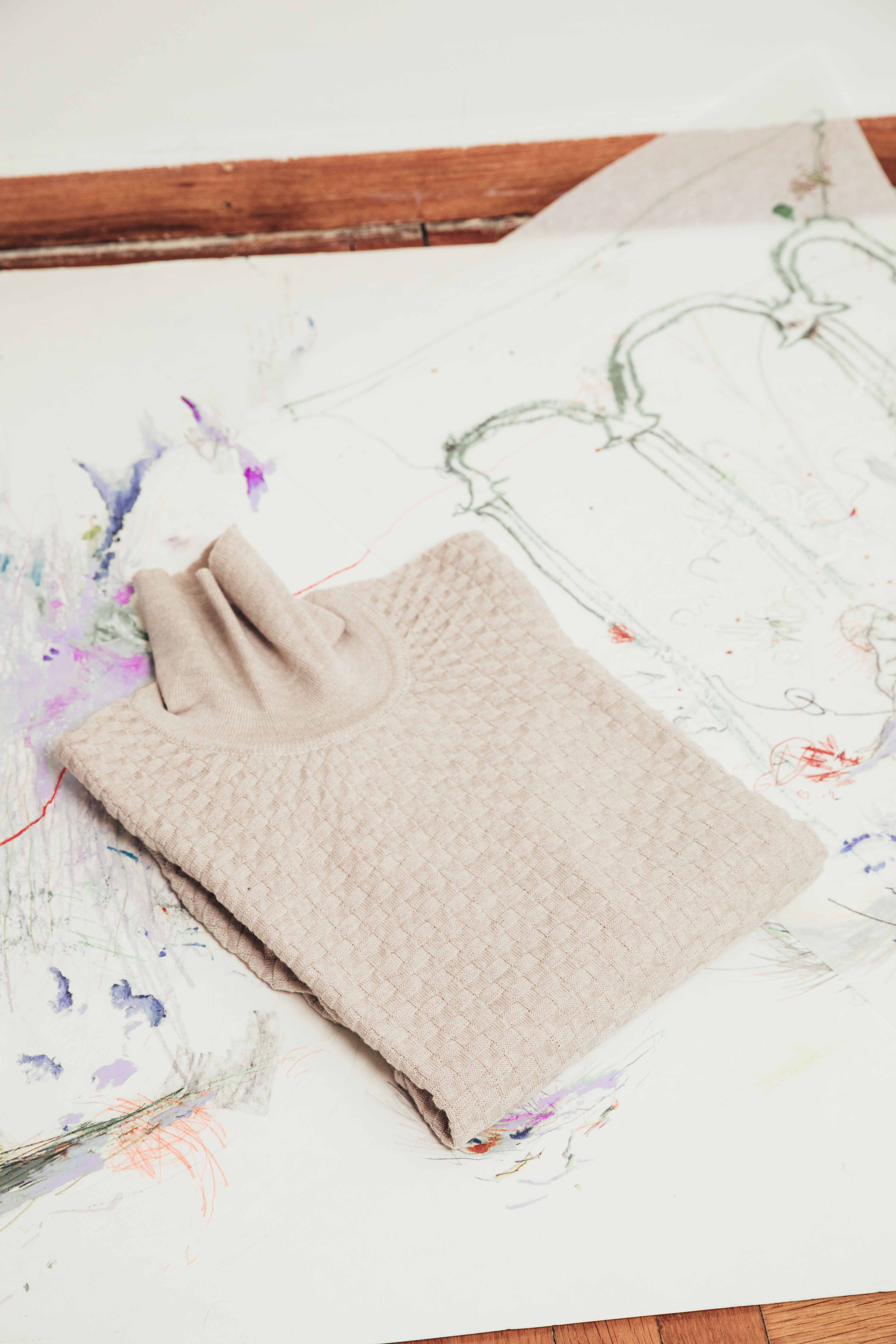 Dolcevita Beige a quadri