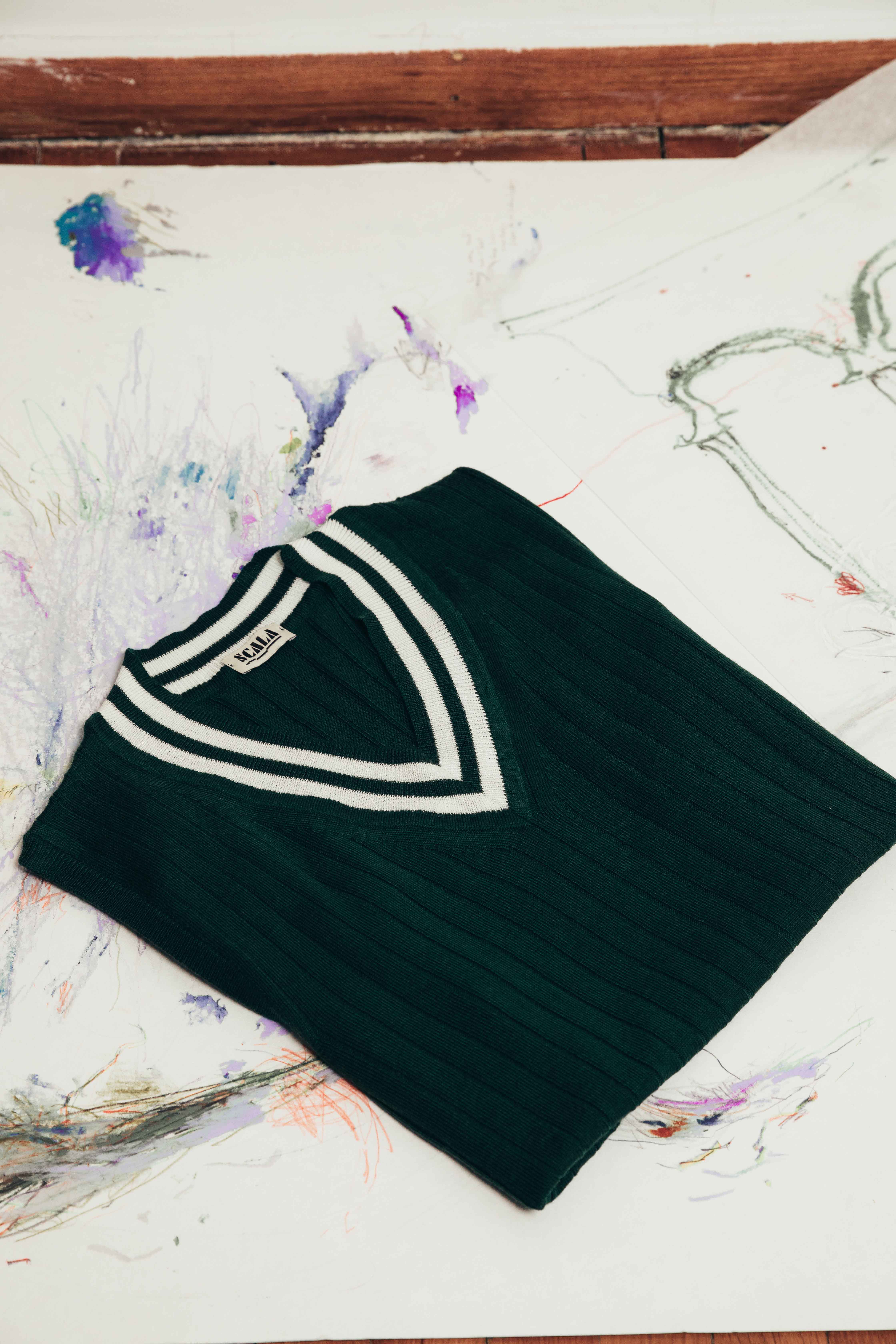 Gillet Verde Preppy