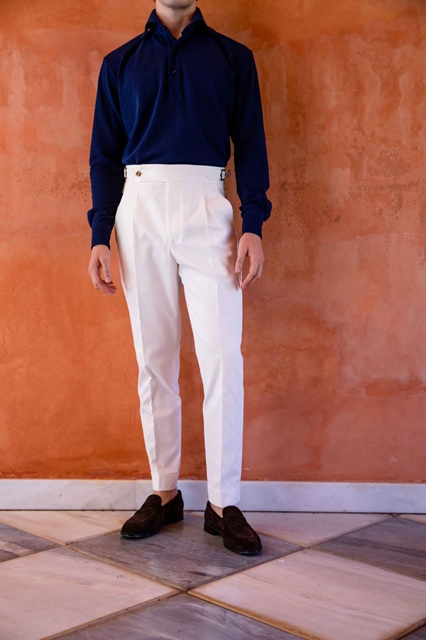 Pantalone 1 Alto Bianco