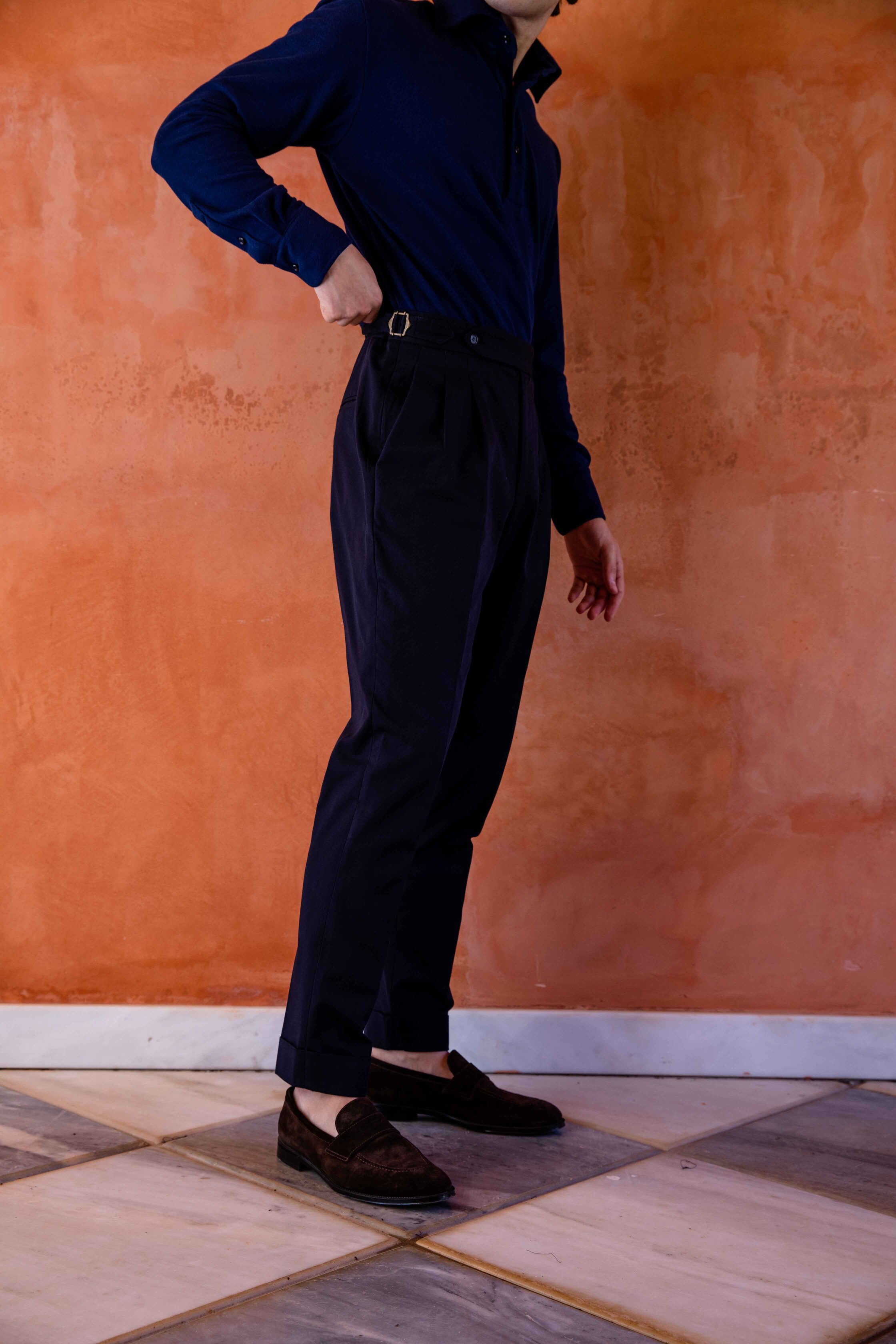Pantalone 1 Alto Blu Scuro