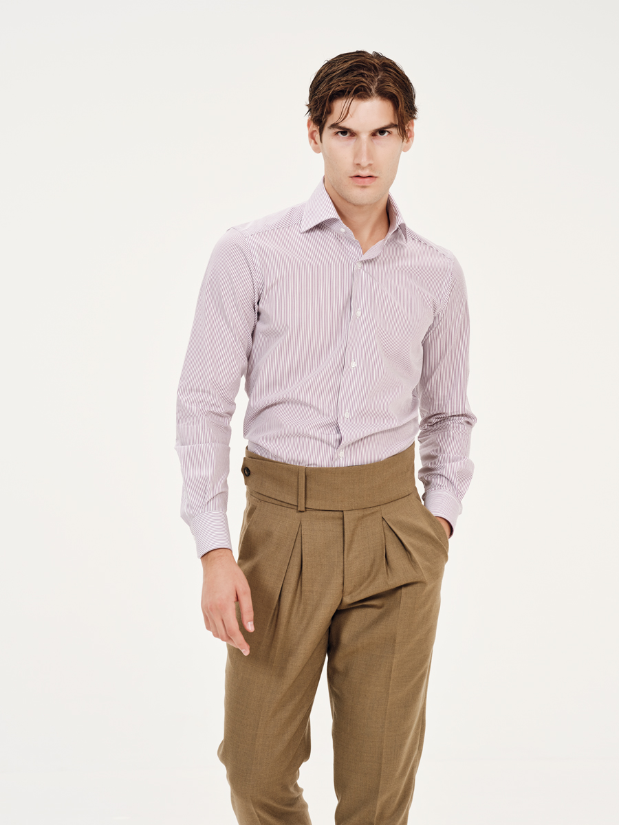 Camicia 2 Grena Righe
